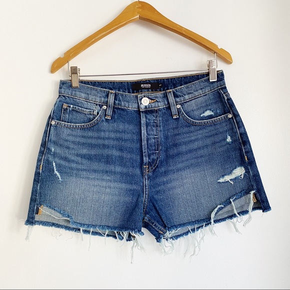 Hudson Lori High Waist Denim Shorts Nwot $125 - Picture 3 of 13